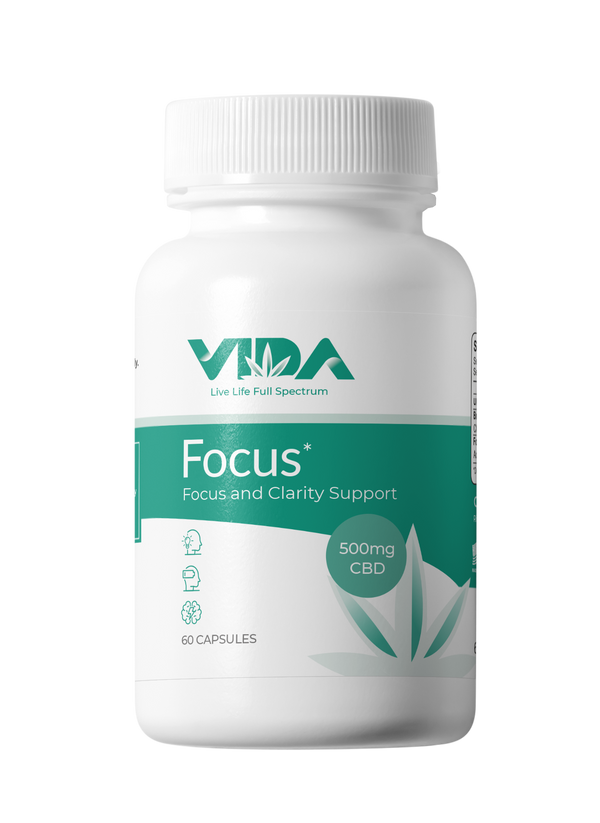 CBD Focus Capsule Pills for Enhanced Concentration