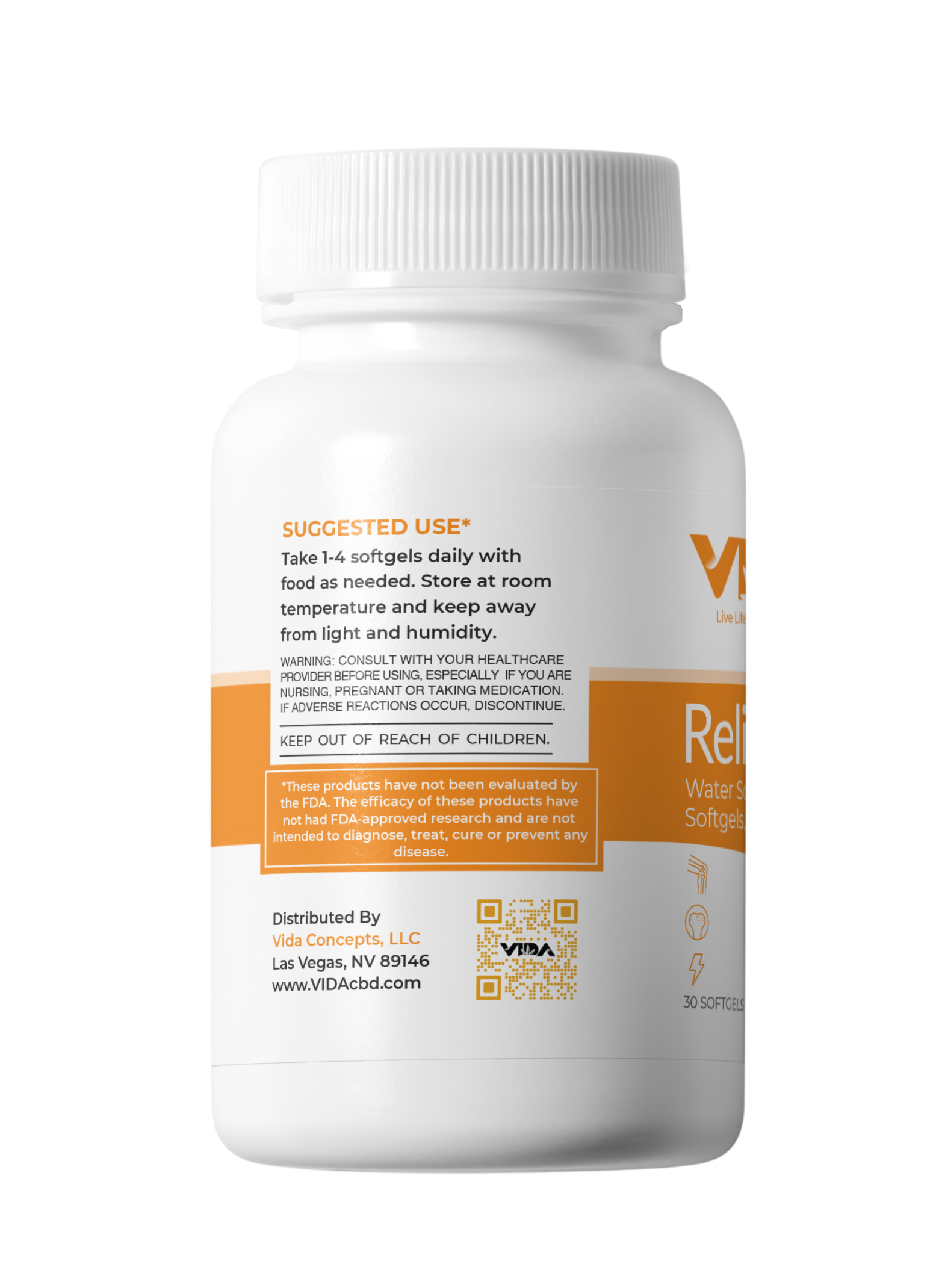 CBD oil soft gels with curcumin