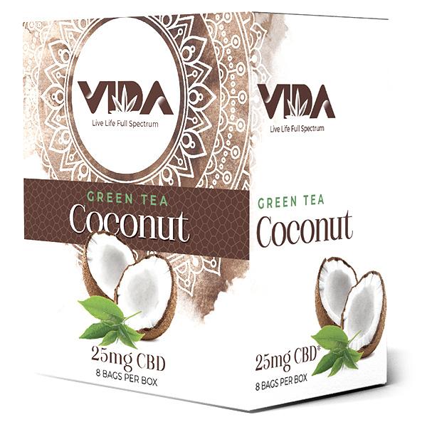 CBD coconut green tea