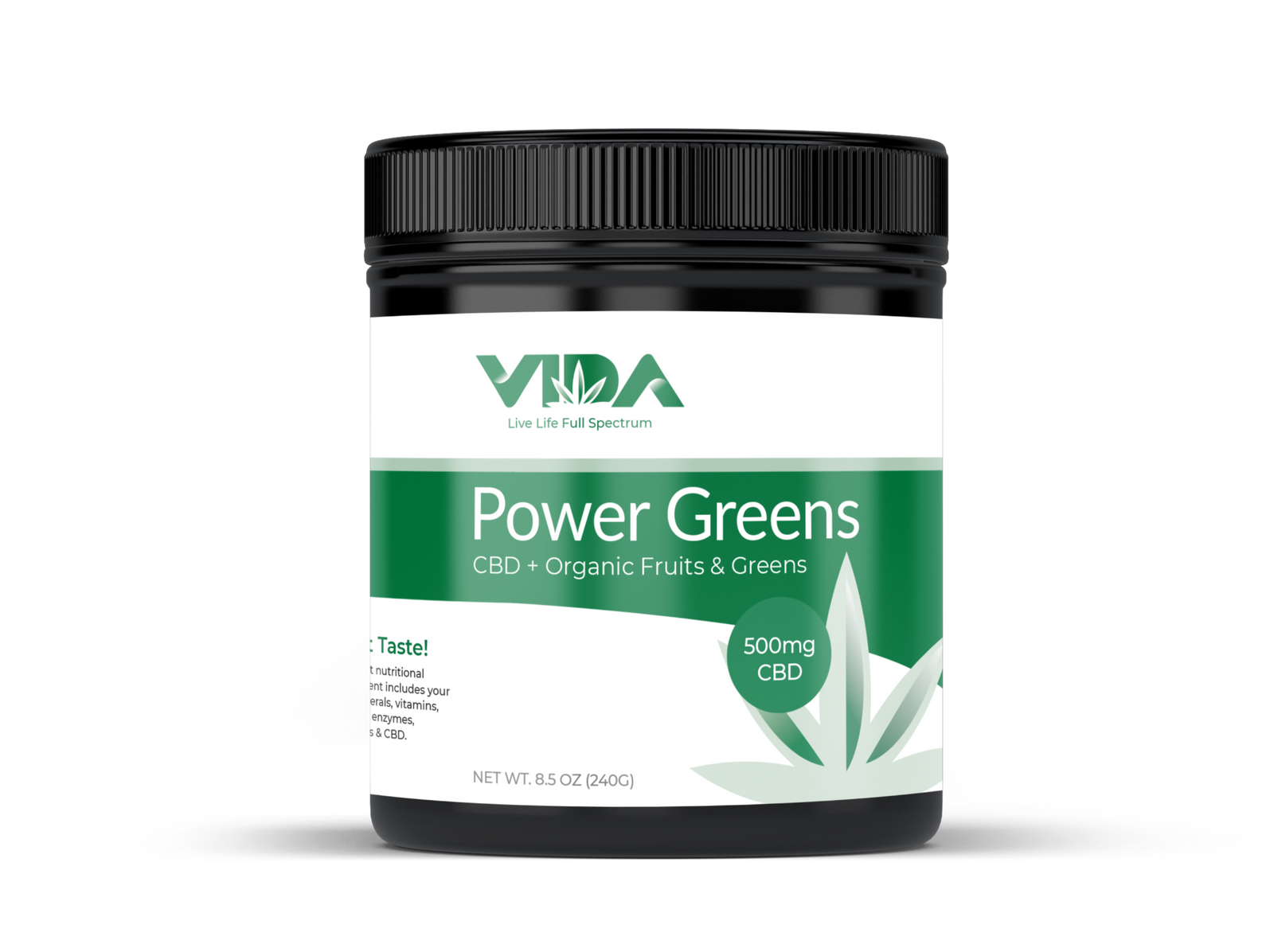 Power Greens Superfood CBD + Organic Fruits & Greens