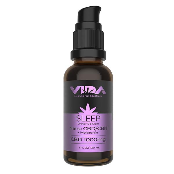 water soluble broad spectrum CBD oil with Melatonin